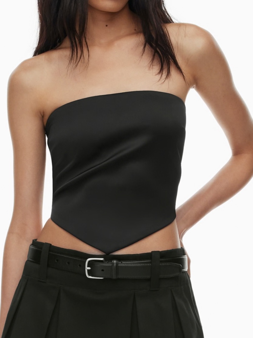Satin Tube Top Aritzia Sunday Best